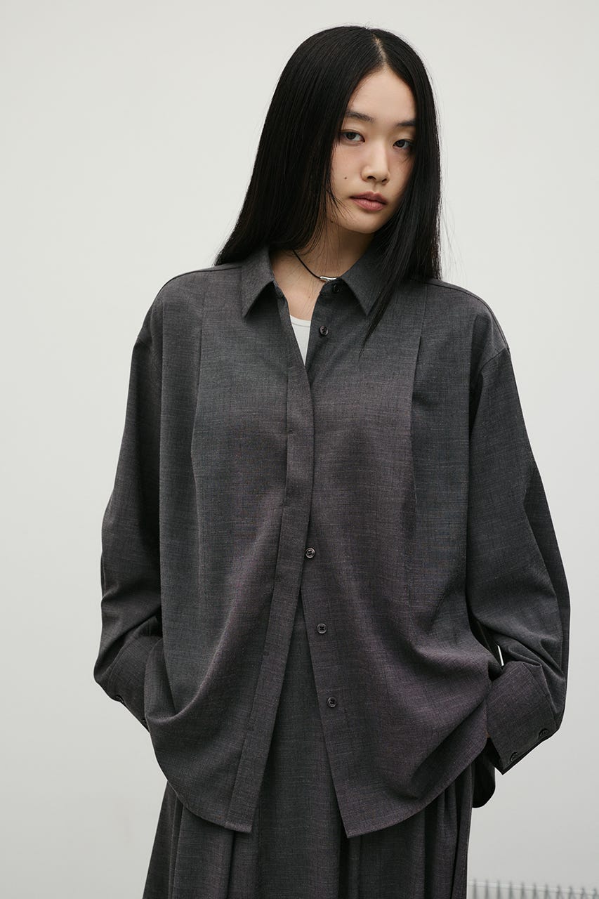 メランジタックルーズシャツ GRY FREE