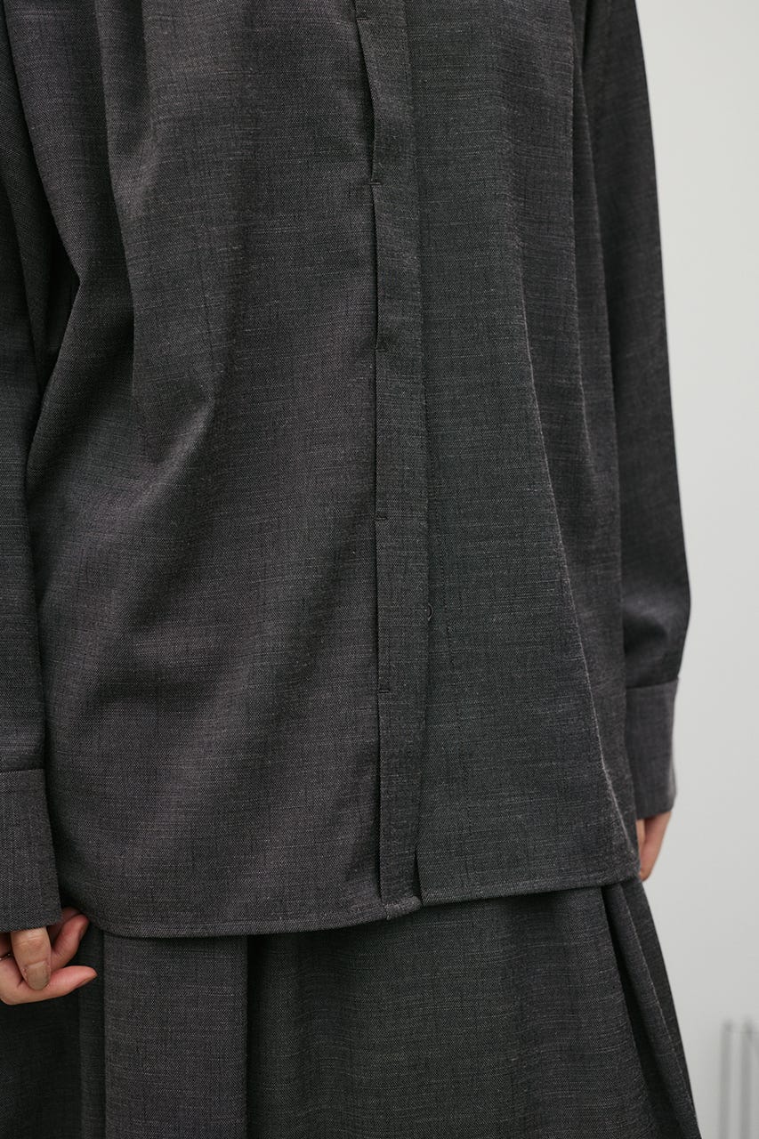 メランジタックルーズシャツ GRY FREE