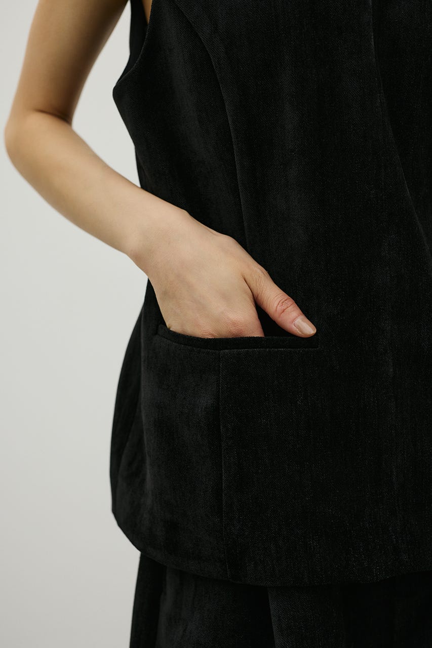 ベロアフォルムベストトップ BLK FREE