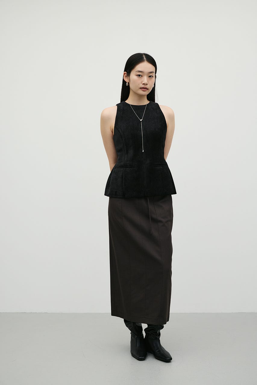 ベロアフォルムベストトップ BLK FREE
