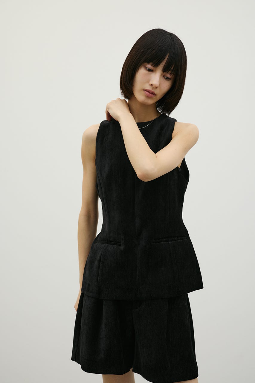ベロアフォルムベストトップ BLK FREE