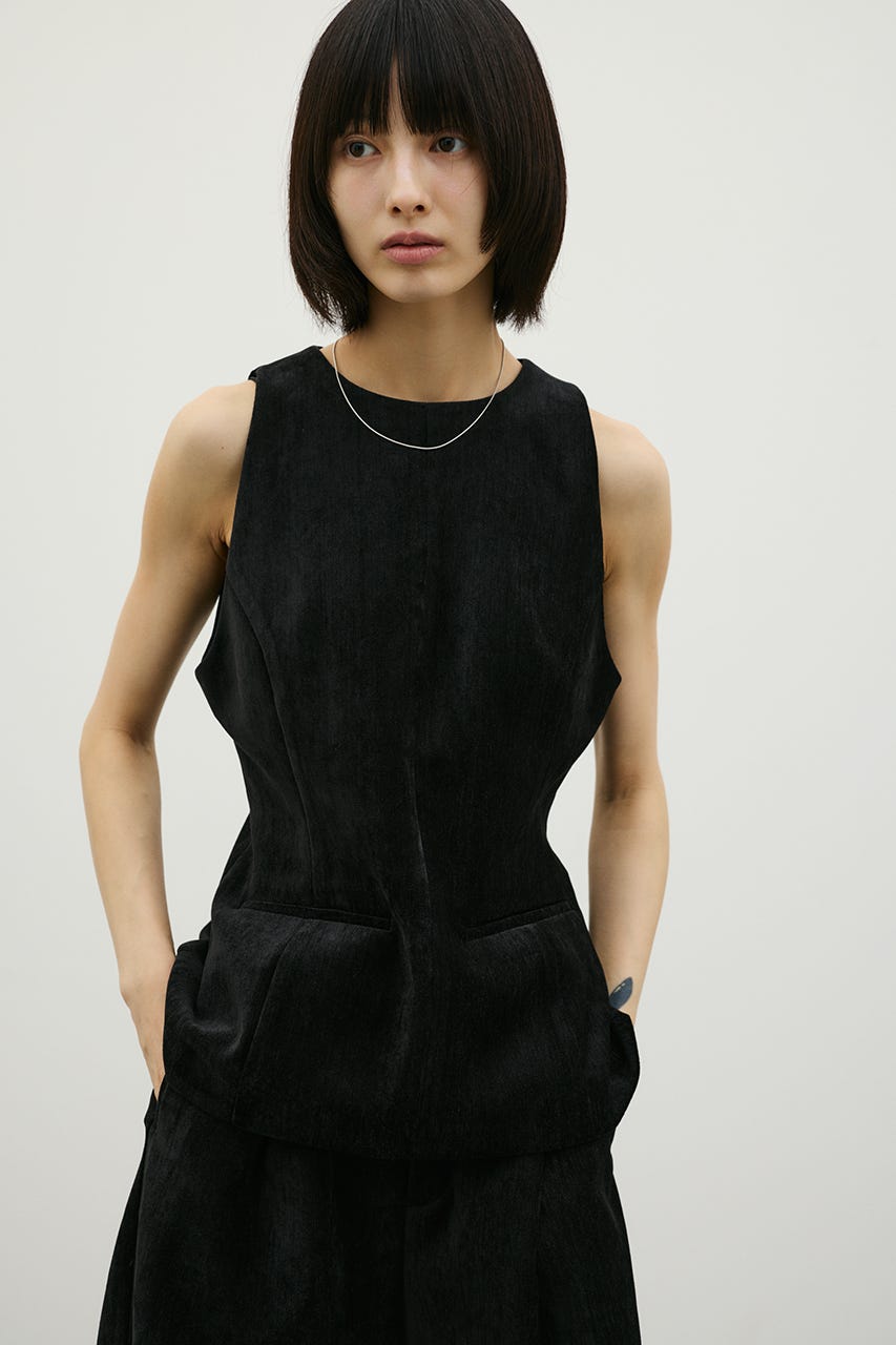 ベロアフォルムベストトップ BLK FREE