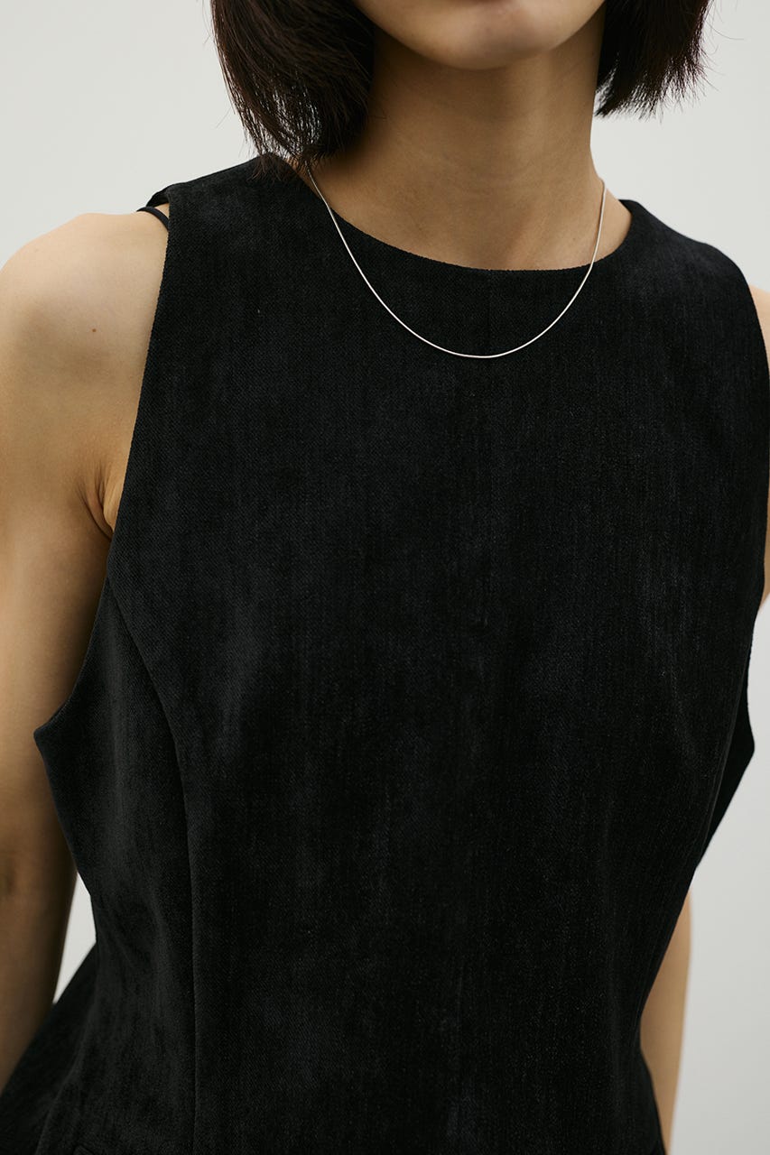 ベロアフォルムベストトップ BLK FREE