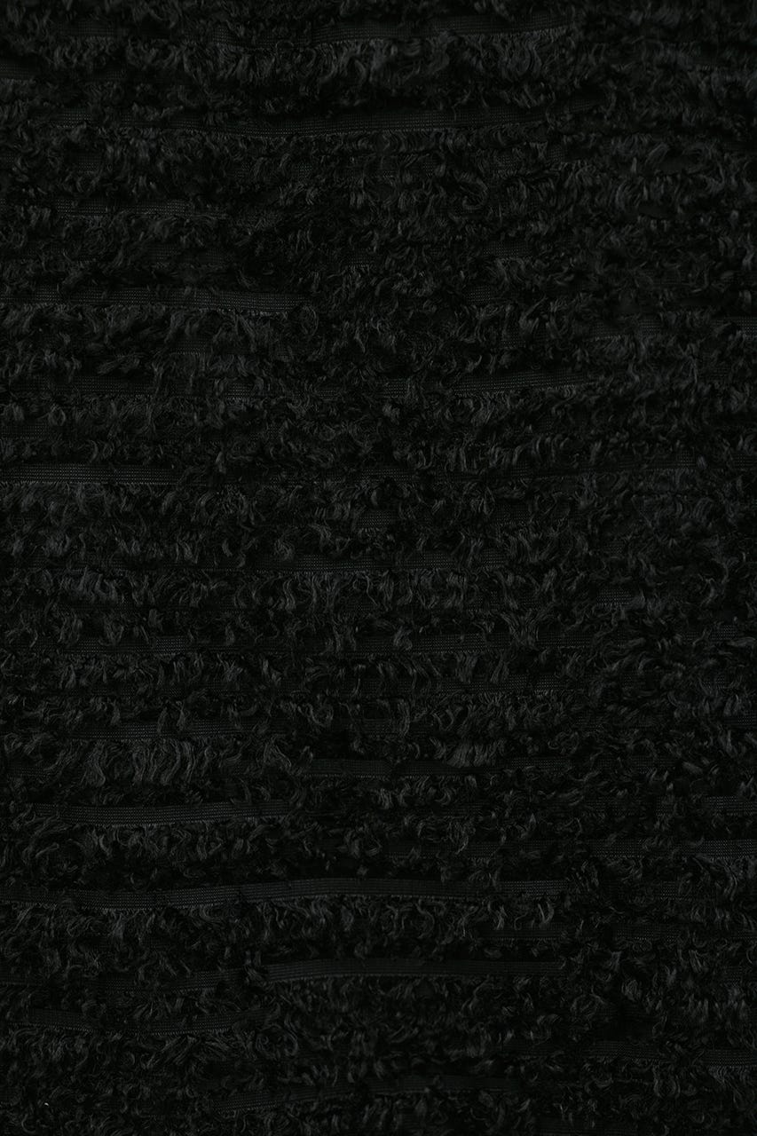 フリンジシャツ BLK FREE