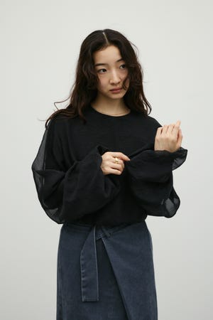 シアーレイヤードバルーントップ