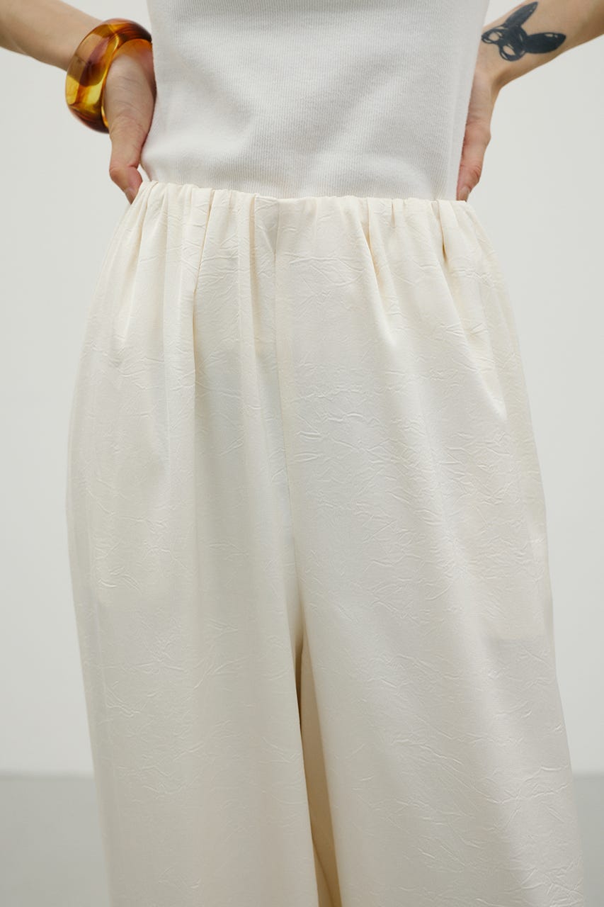 シャイニーイージーパンツ WHT M
