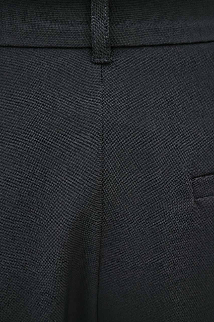 ダブルウエストラップワイドパンツ GRY M
