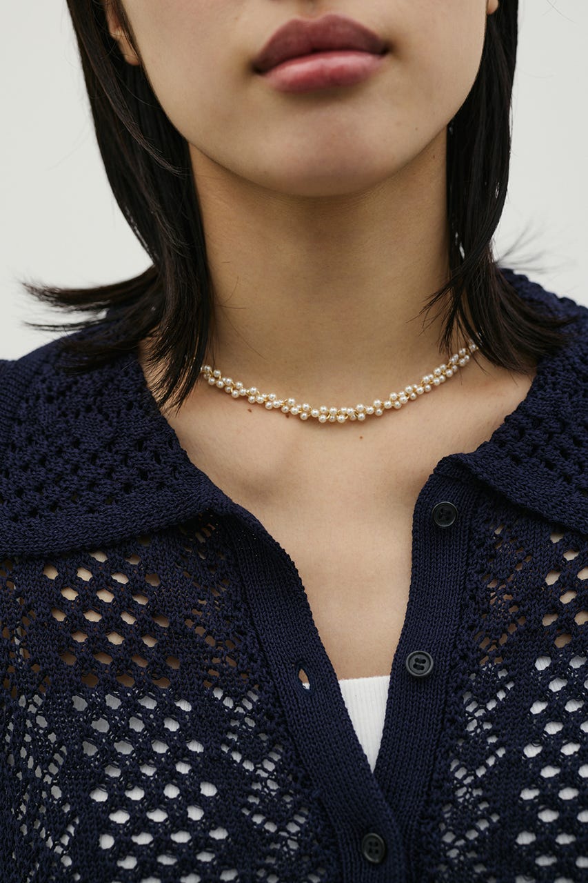 パールチェーンネックレス GLD FREE