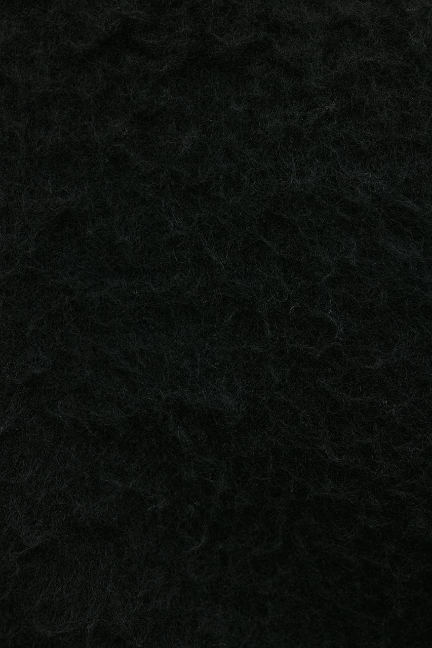 シャギーニットベスト BLK FREE