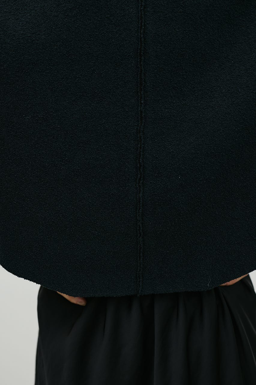 2WAYブークレーニットトップ BLK FREE