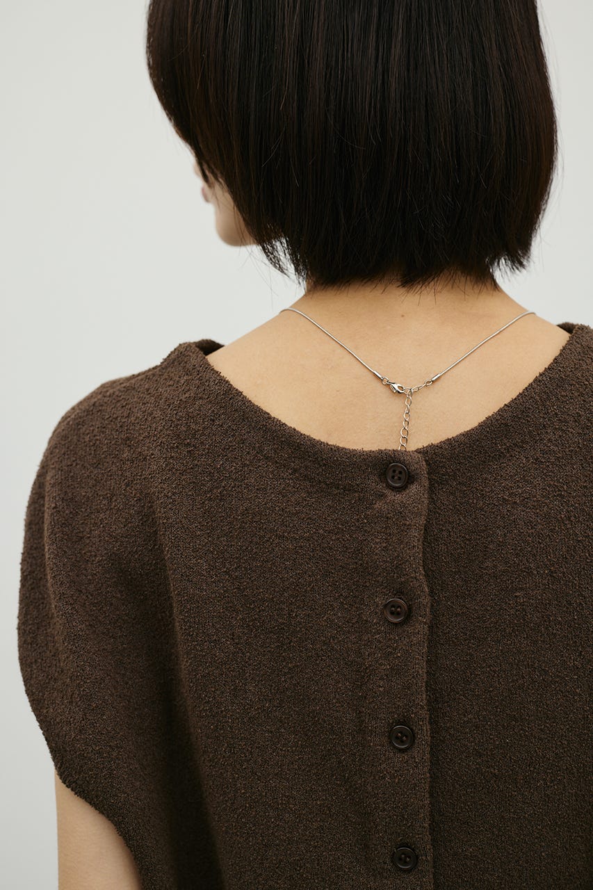 2WAYブークレーニットトップ BRN FREE