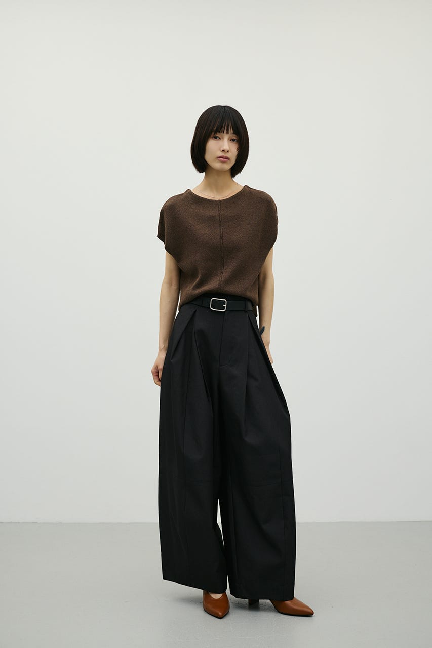 2WAYブークレーニットトップ BRN FREE