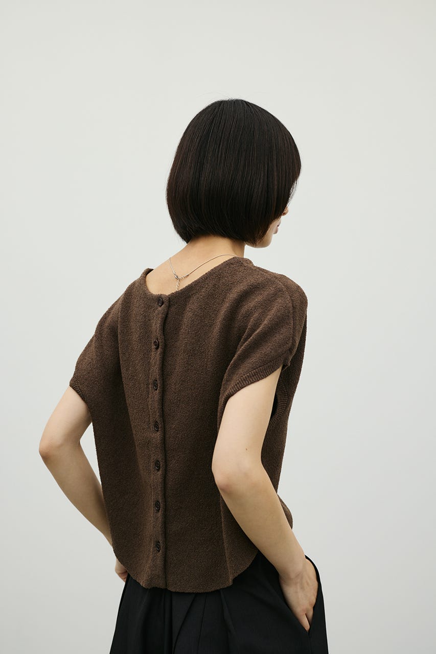 2WAYブークレーニットトップ BRN FREE