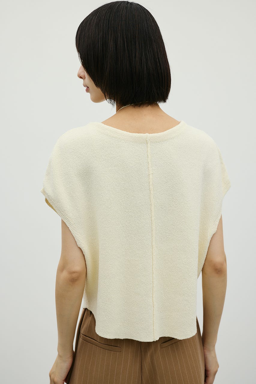 2WAYブークレーニットトップ WHT FREE