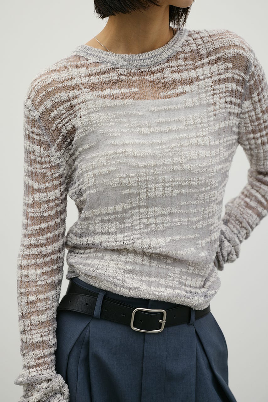 コットンキャンディシアーニット GRY FREE