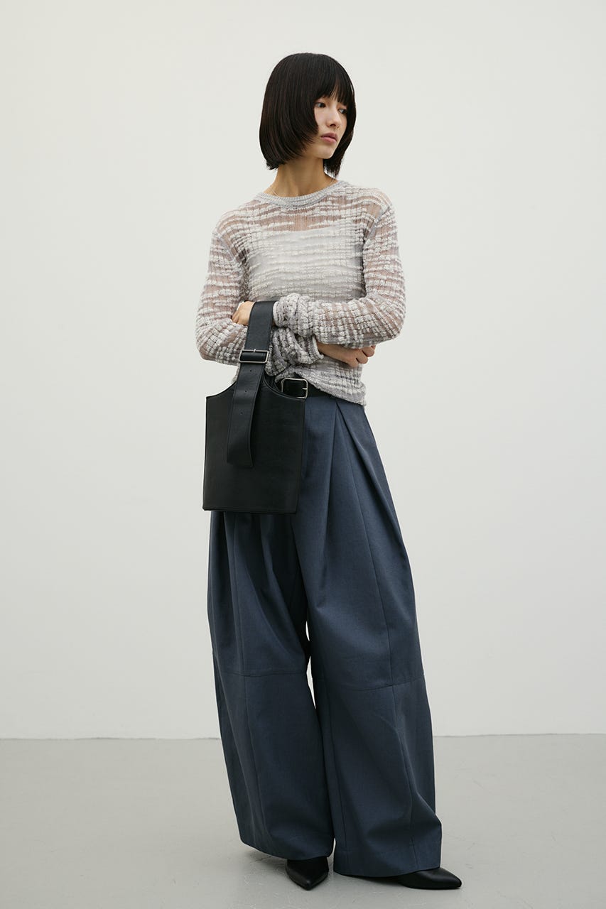 コットンキャンディシアーニット GRY FREE