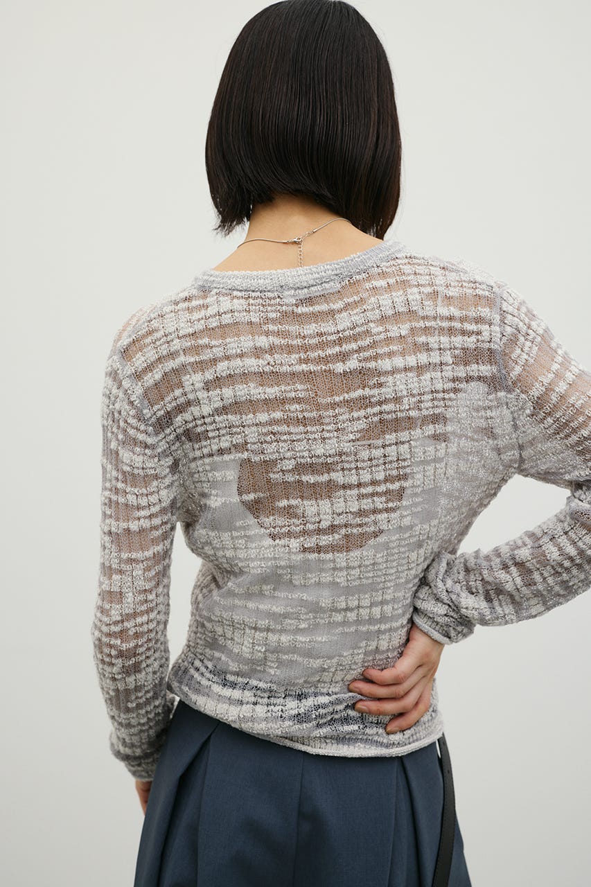 コットンキャンディシアーニット GRY FREE