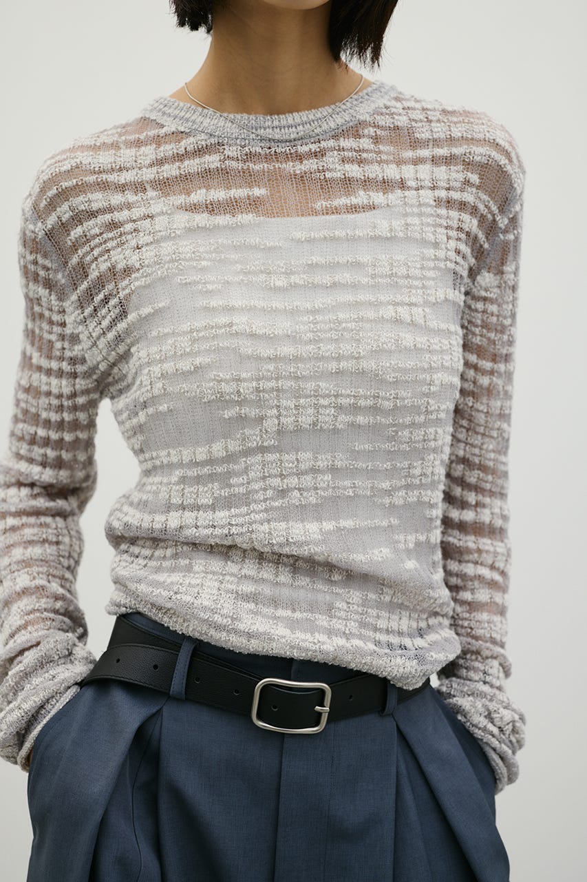 コットンキャンディシアーニット GRY FREE