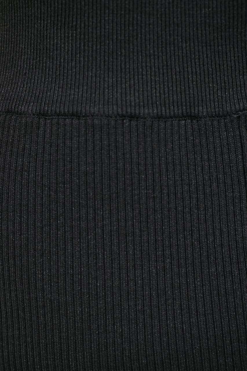 バックスリットニットパンツ GRY S