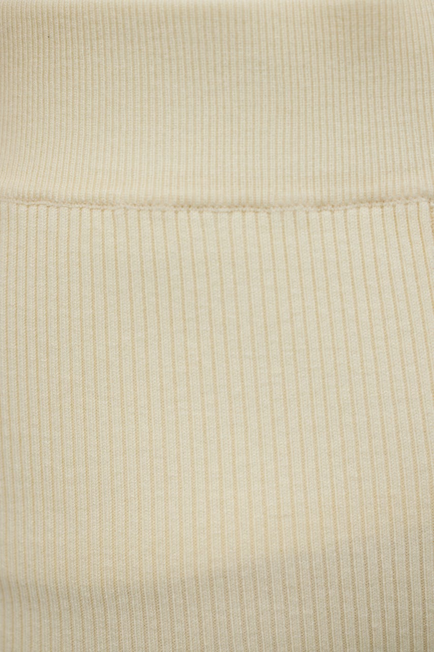 バックスリットニットパンツ IVOY S
