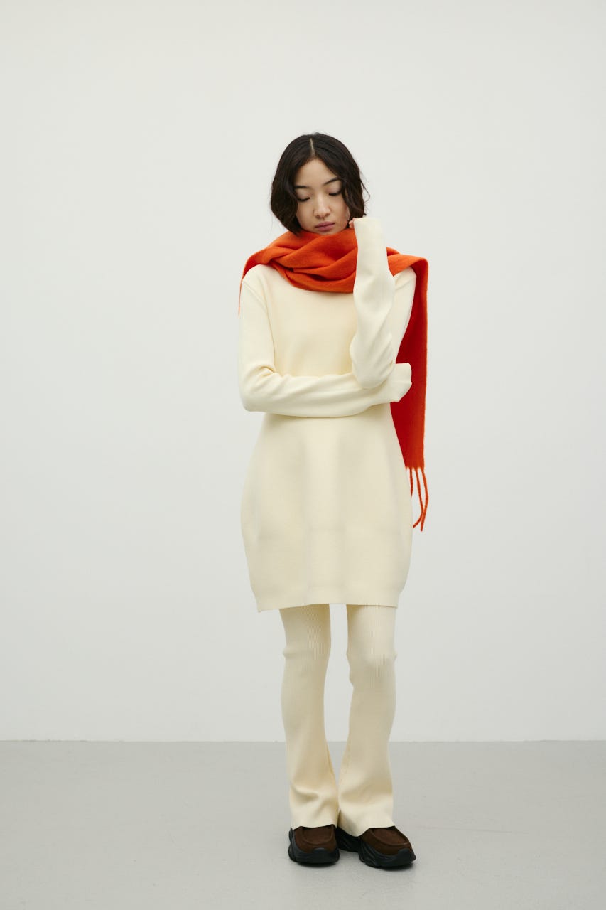 フォルムニットミニワンピース IVOY FREE