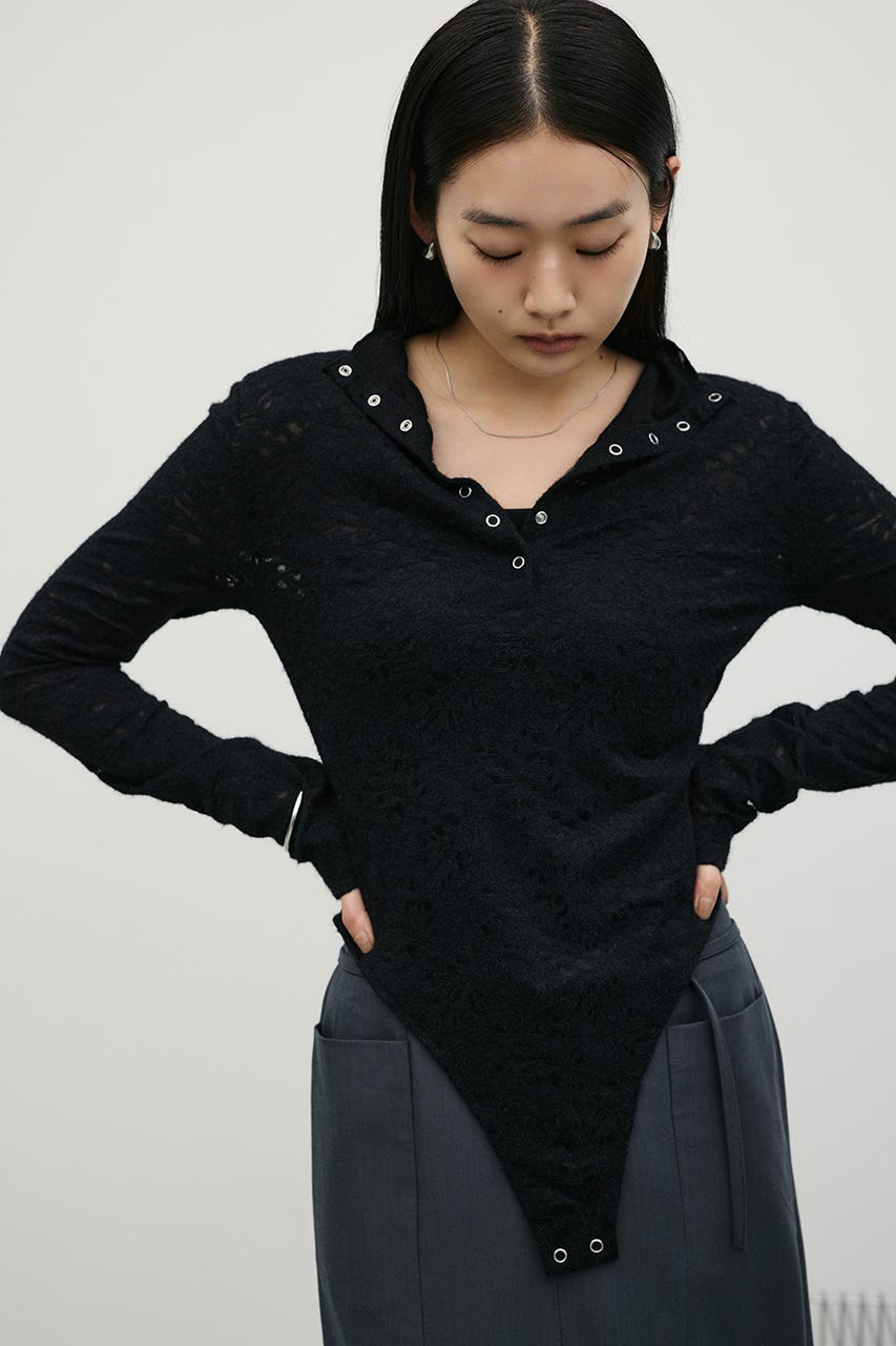 2WAYレースボディースーツ BLK FREE