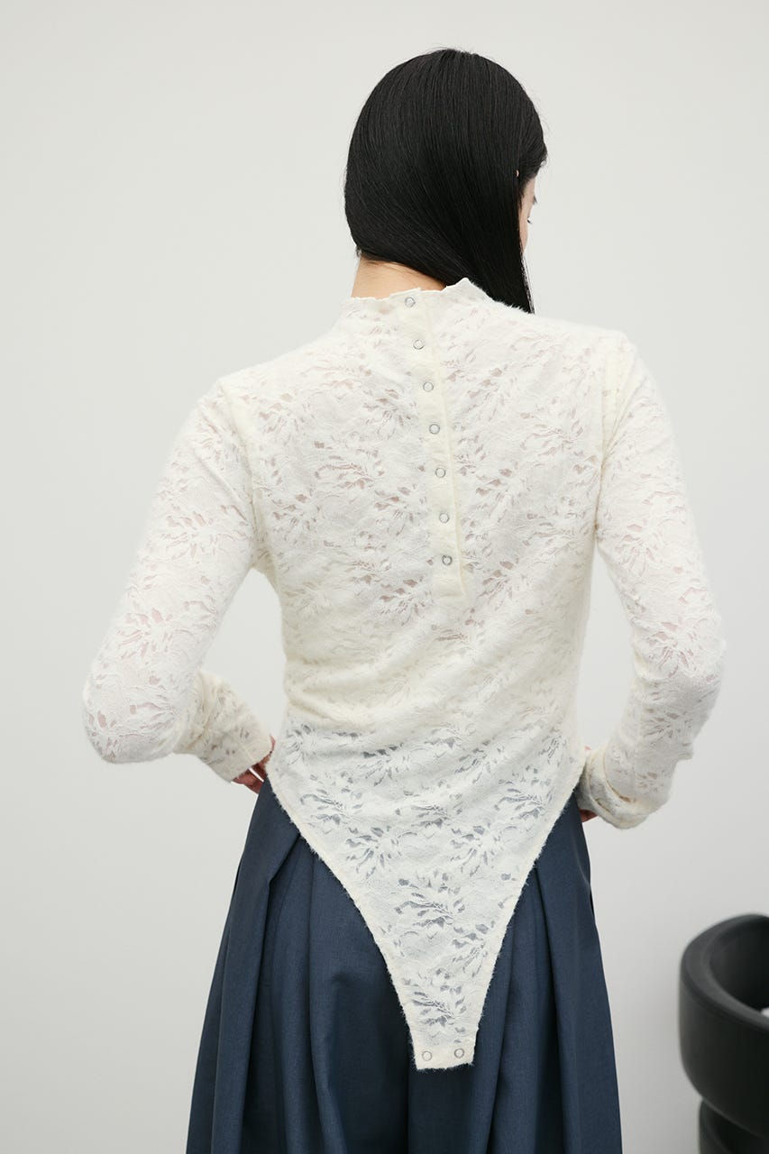 2WAYレースボディースーツ WHT FREE