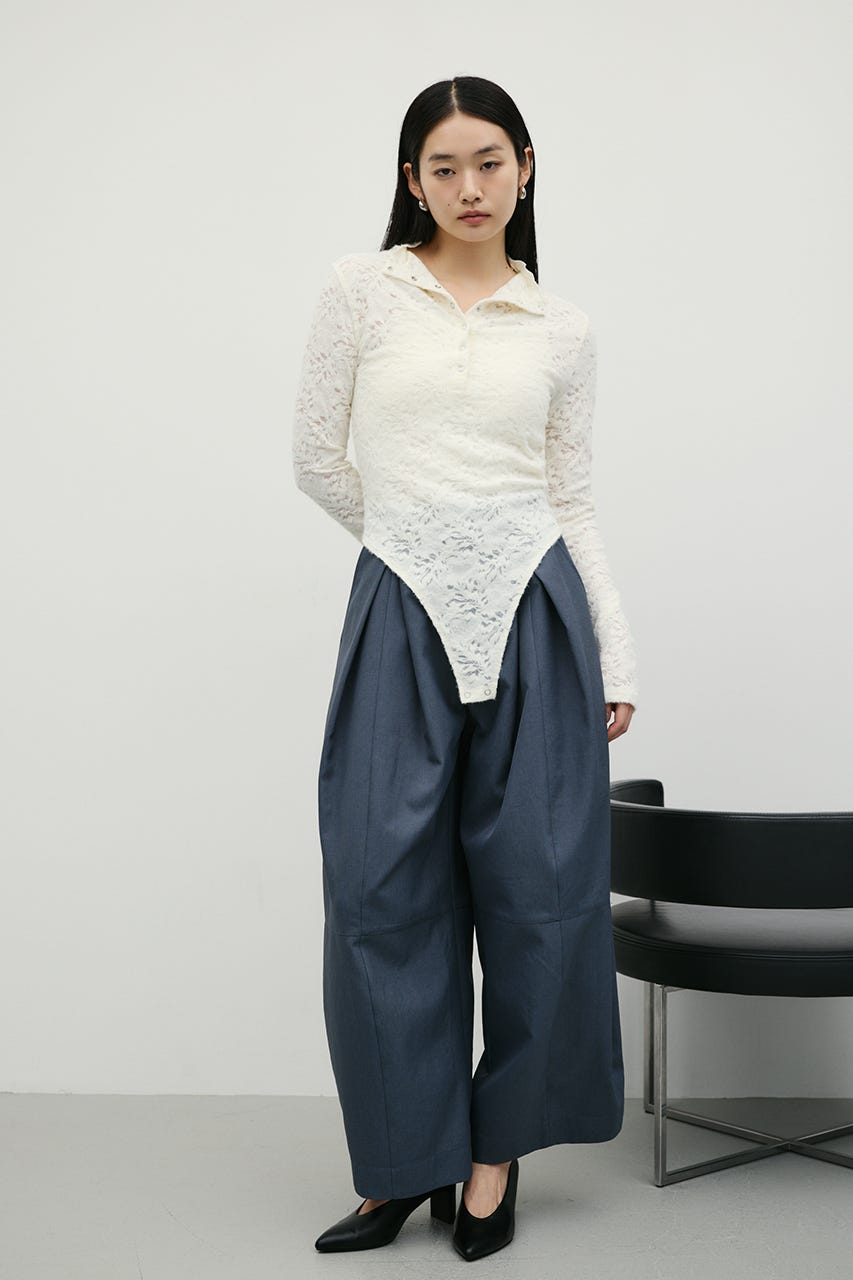 2WAYレースボディースーツ WHT FREE