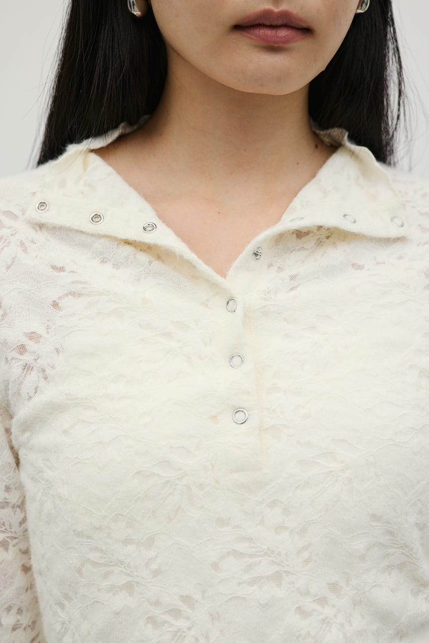 2WAYレースボディースーツ WHT FREE