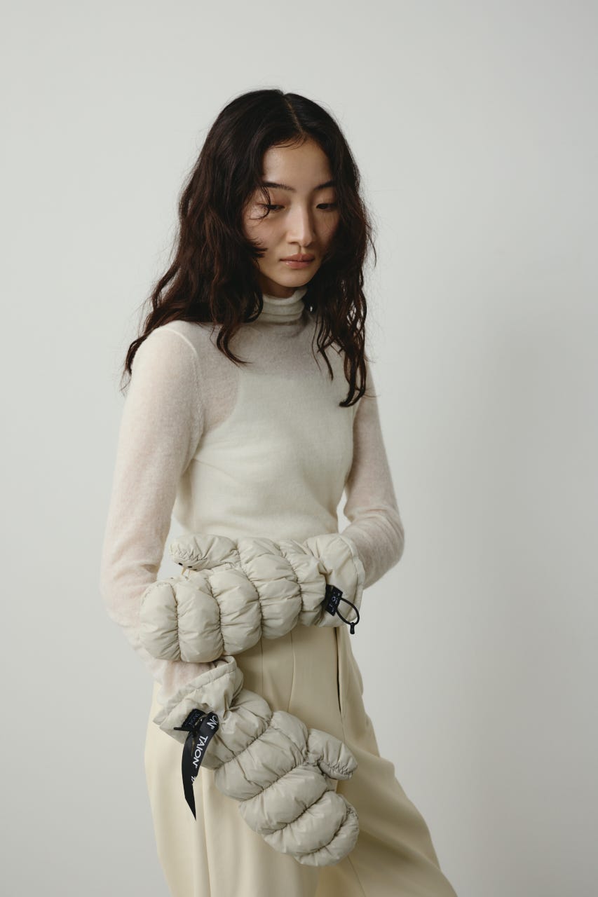 TAIONダウングローブ L/GRY FREE