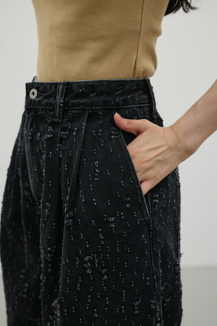 ダメージコクーンデニム BLK M