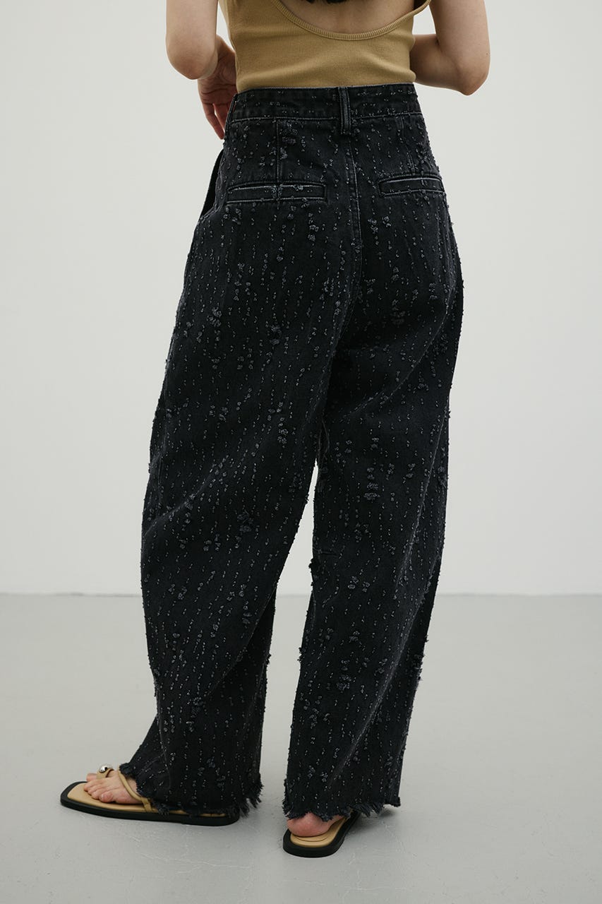 ダメージコクーンデニム BLK M