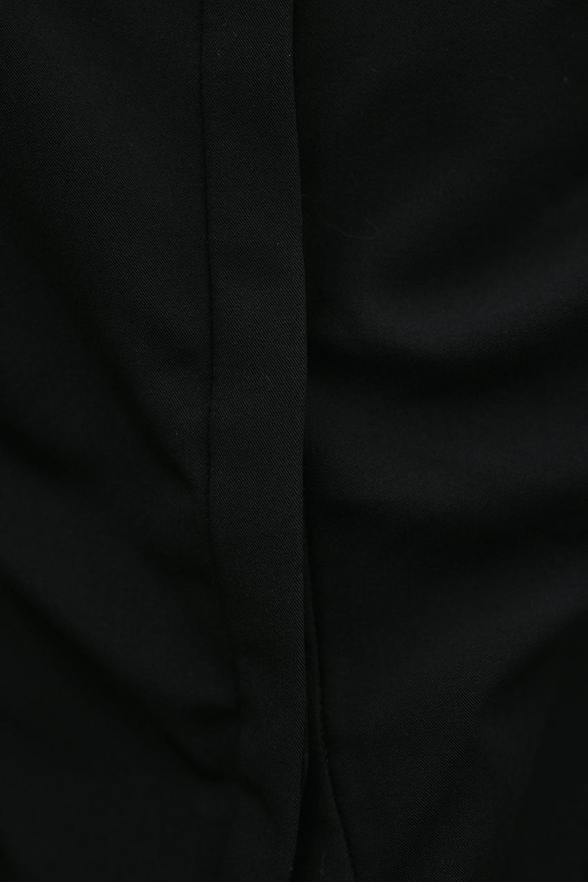 フリルショルダーキャミソール BLK S