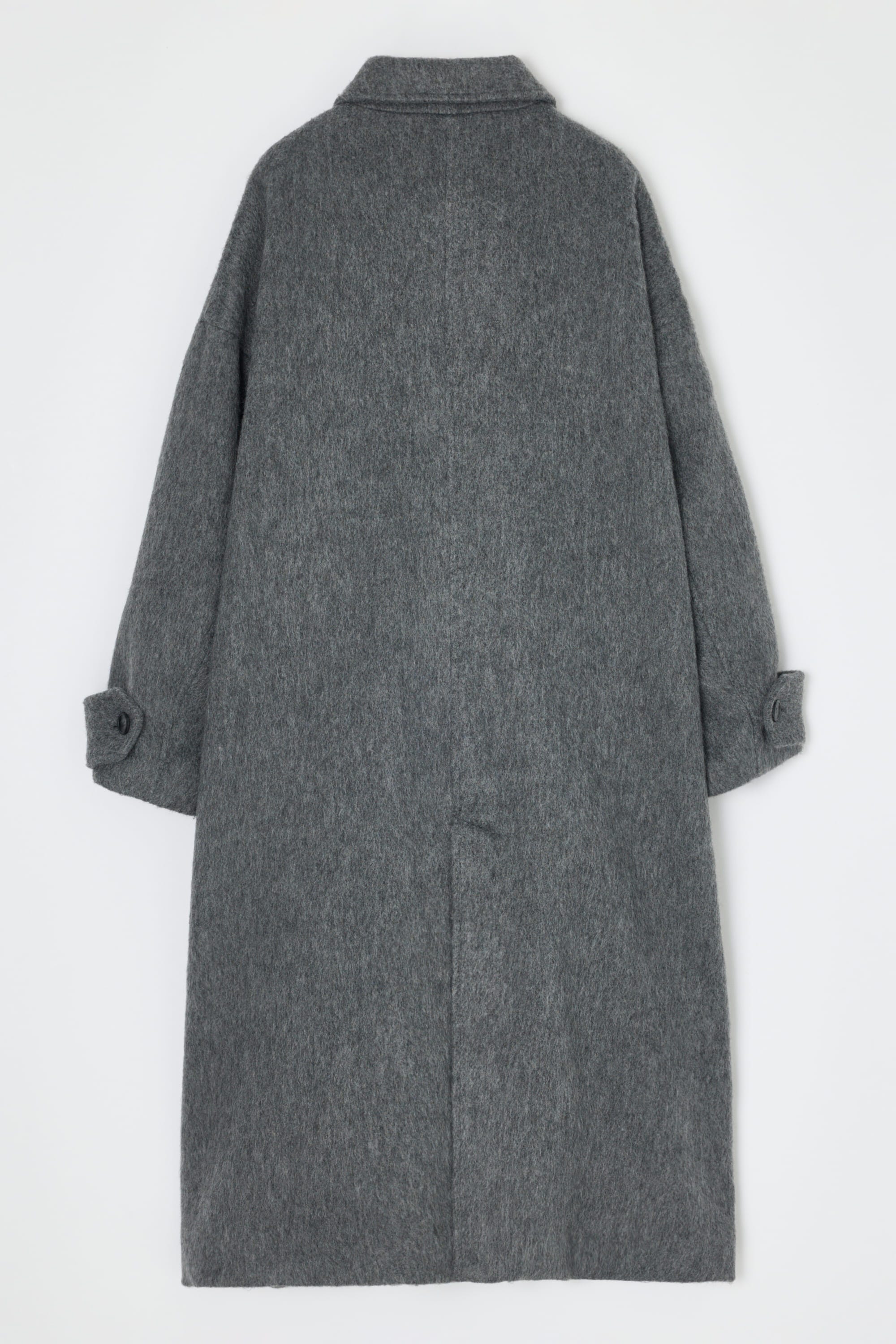 シャギーロングコート GRY M