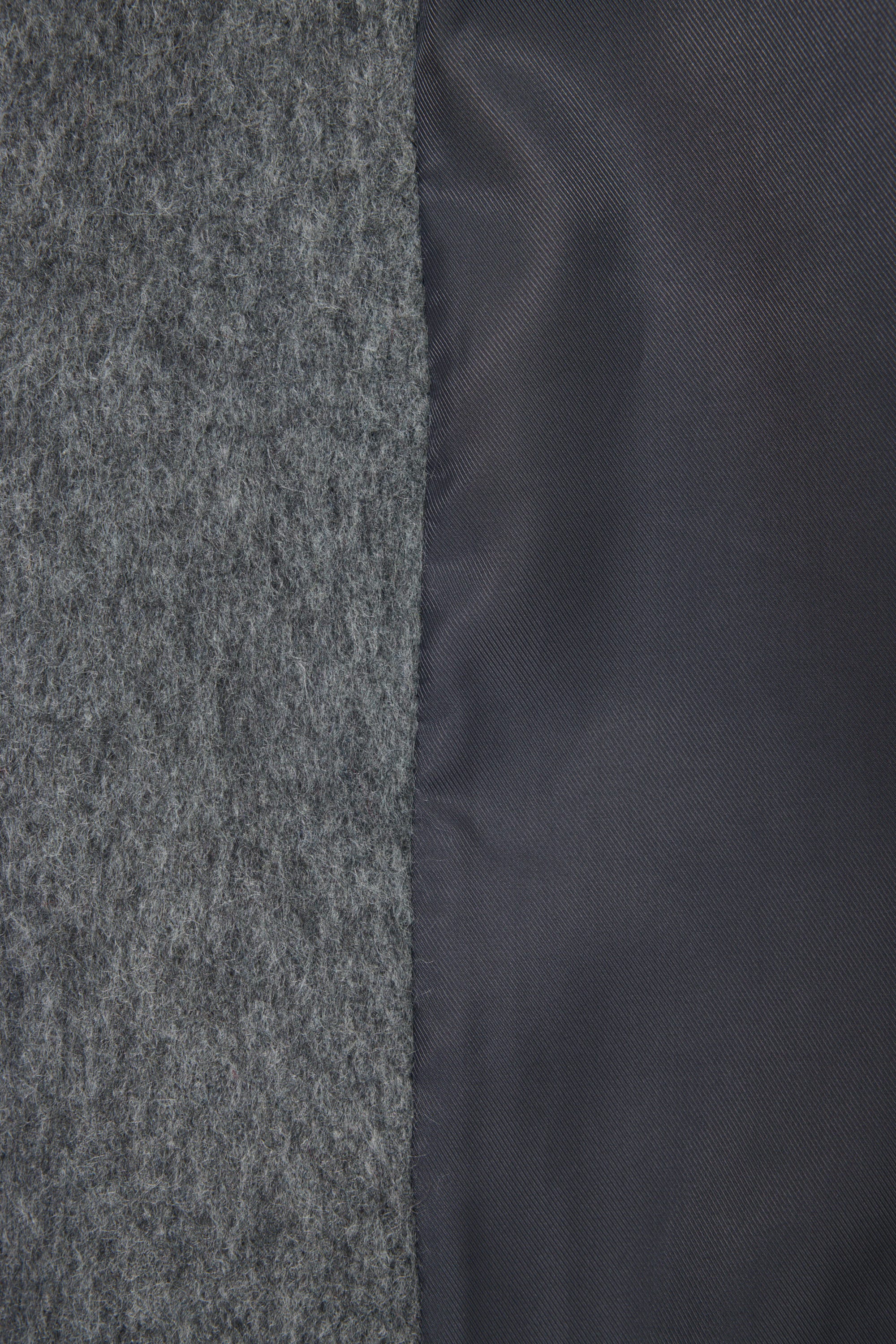 シャギーロングコート GRY M