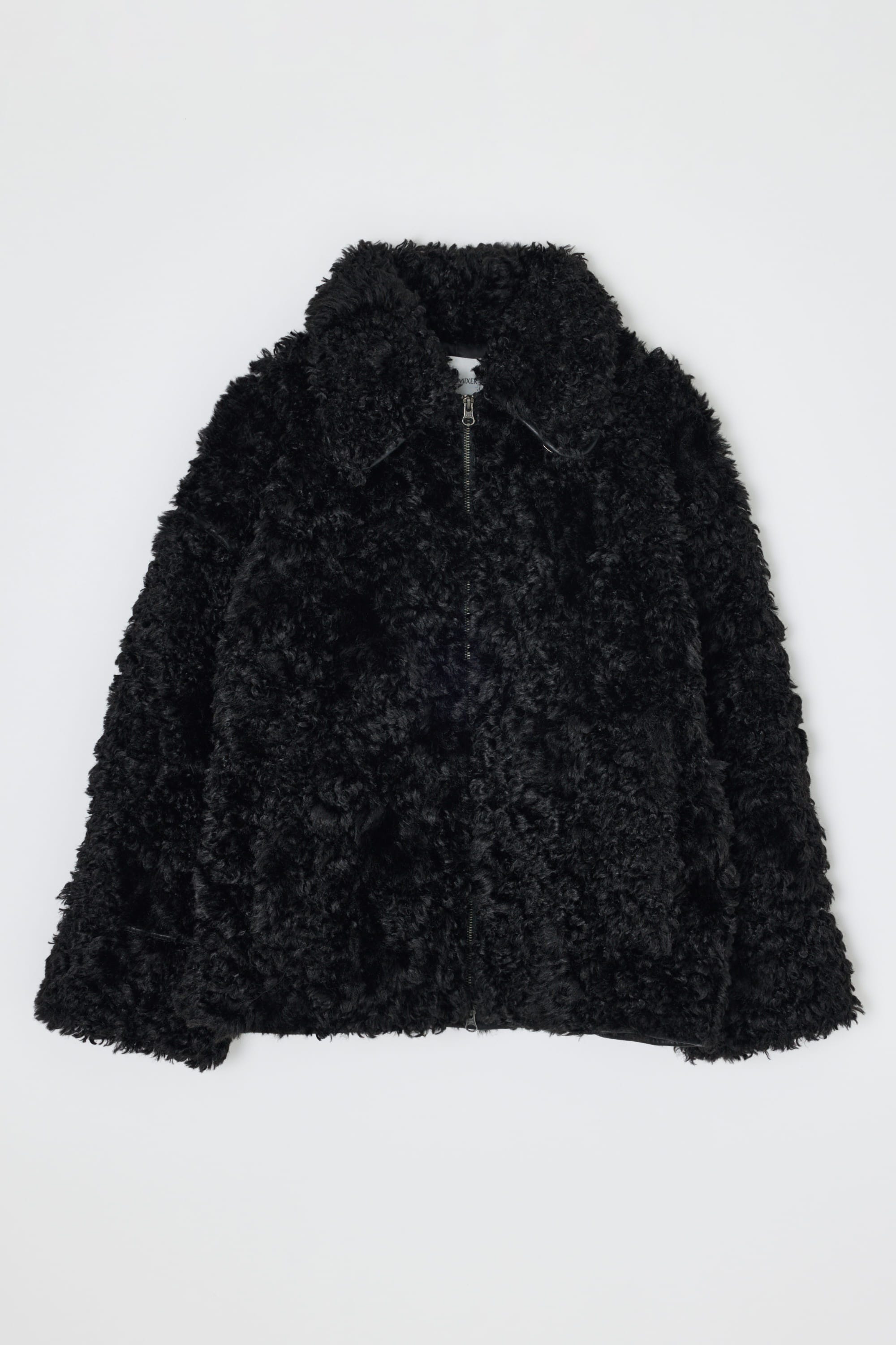 パッファーボアブルゾン BLK FREE