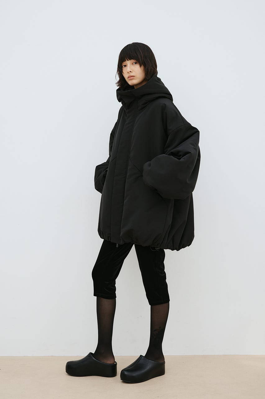 パッファーボリュームブルゾン BLK FREE