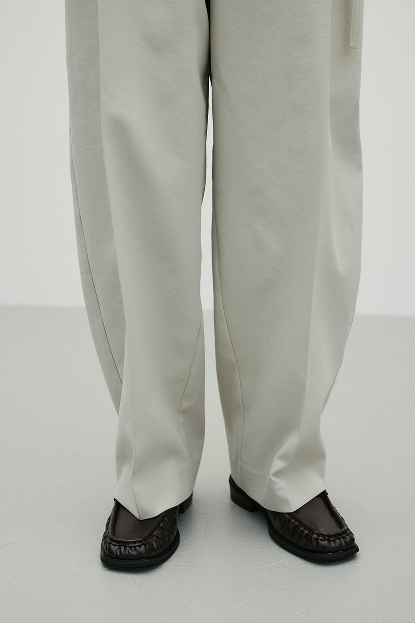 ベルト付きコクーンパンツ L/GRY M