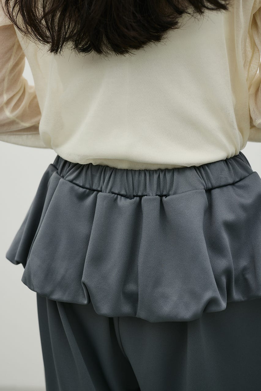 ジャージーレイヤードパンツ GRY S