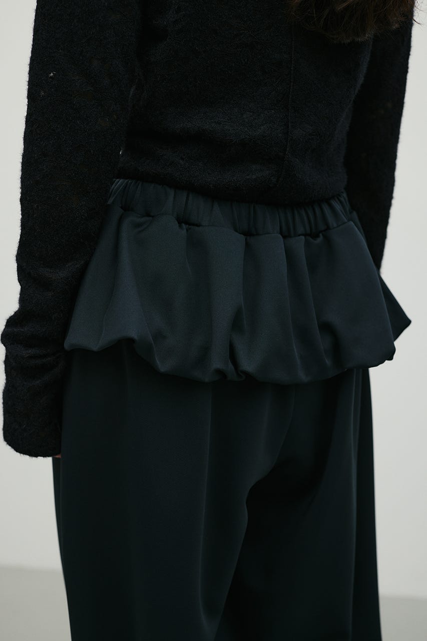ジャージーレイヤードパンツ NVY M