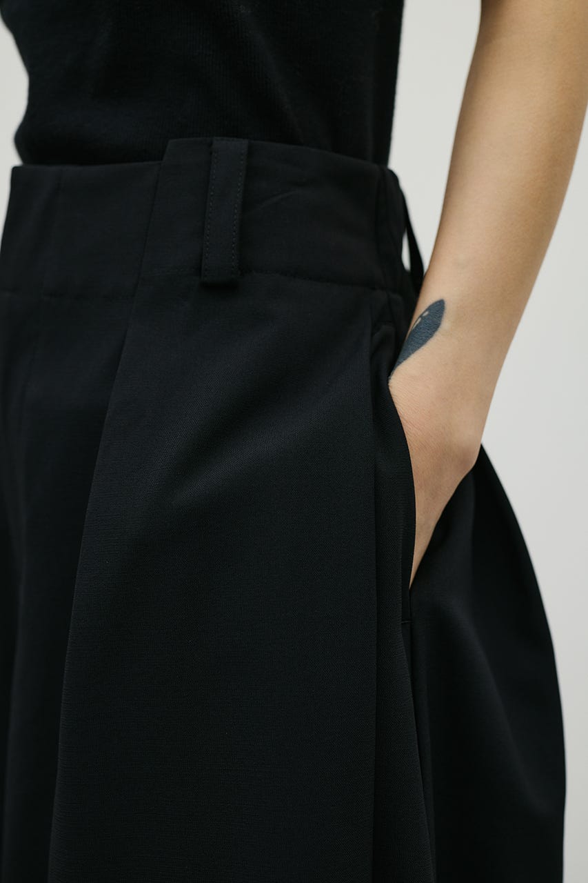 ハーフタックパンツ BLK S