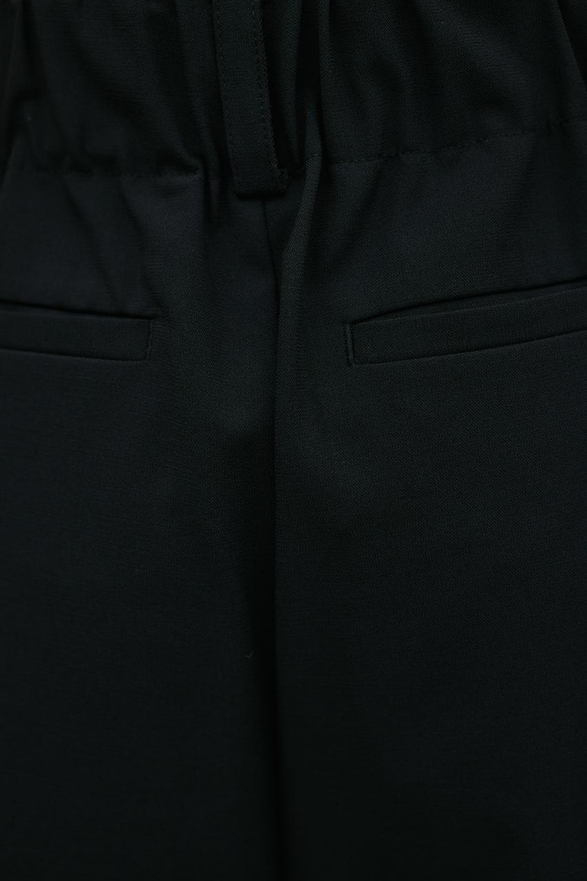 ハーフタックパンツ BLK S