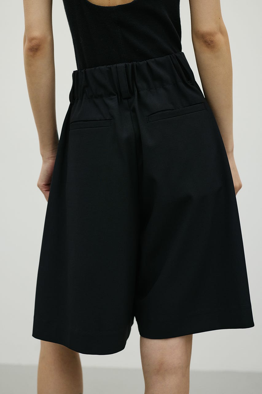 ハーフタックパンツ BLK S