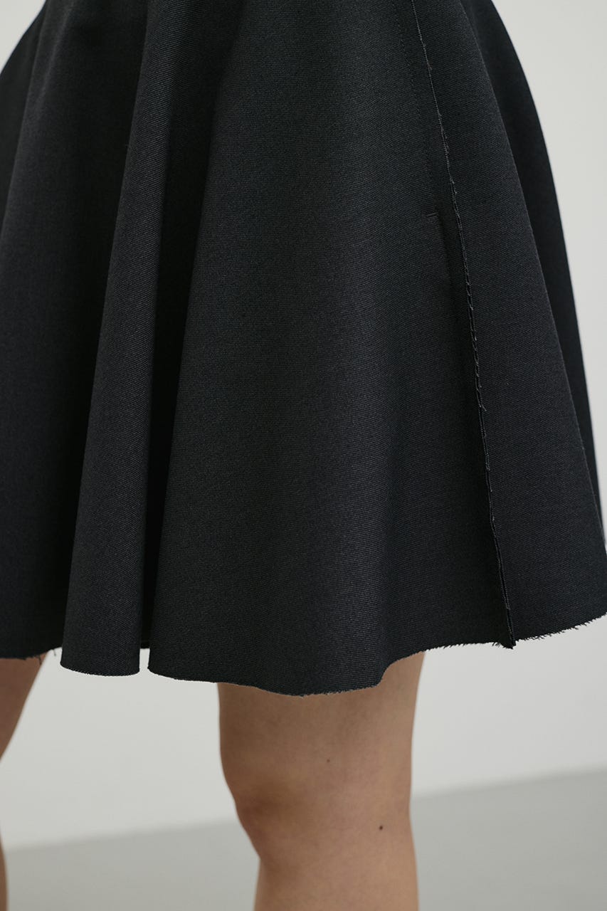 ローウエストサーキュラーミニスカート C.GRY S