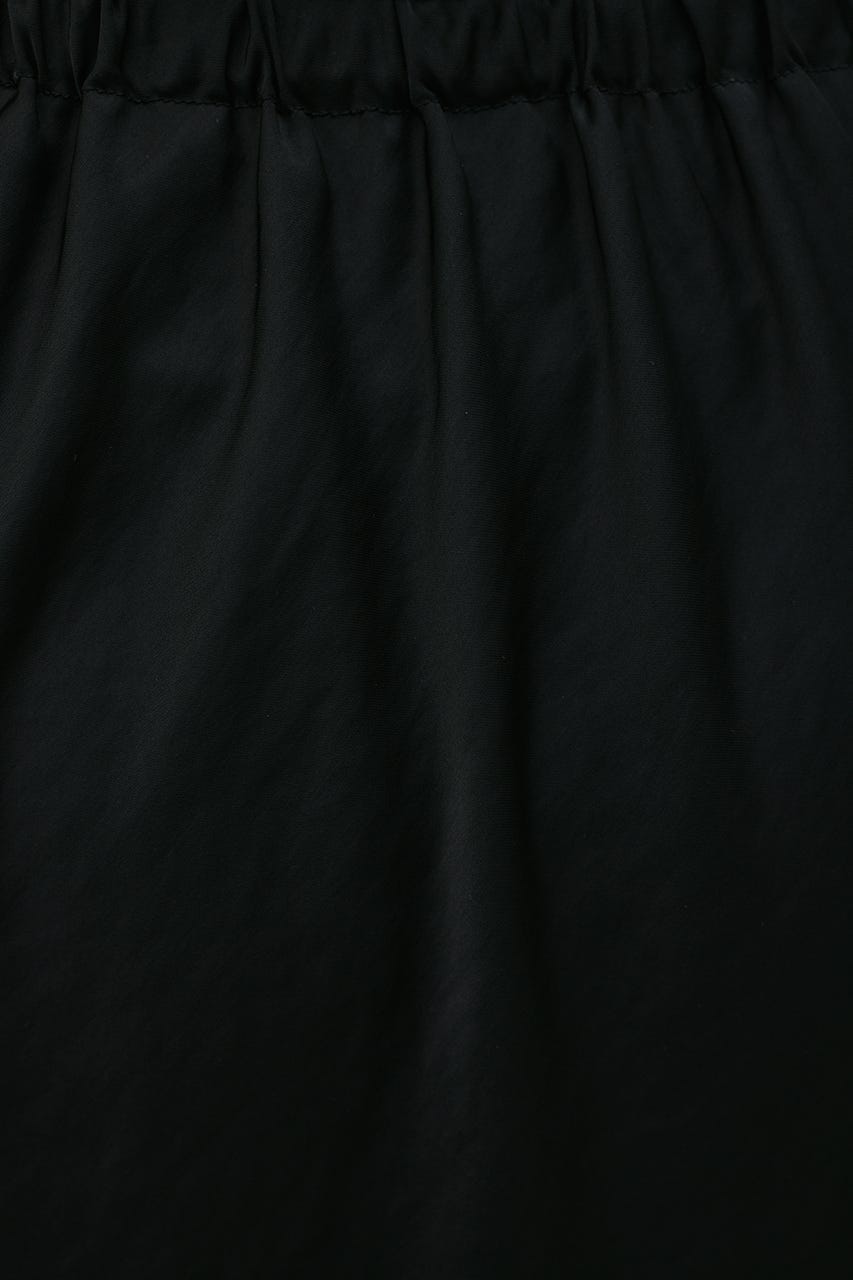 サテンナロースカート BLK M