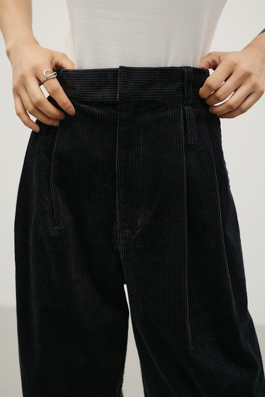 コーデュロイタックパンツ GRY S