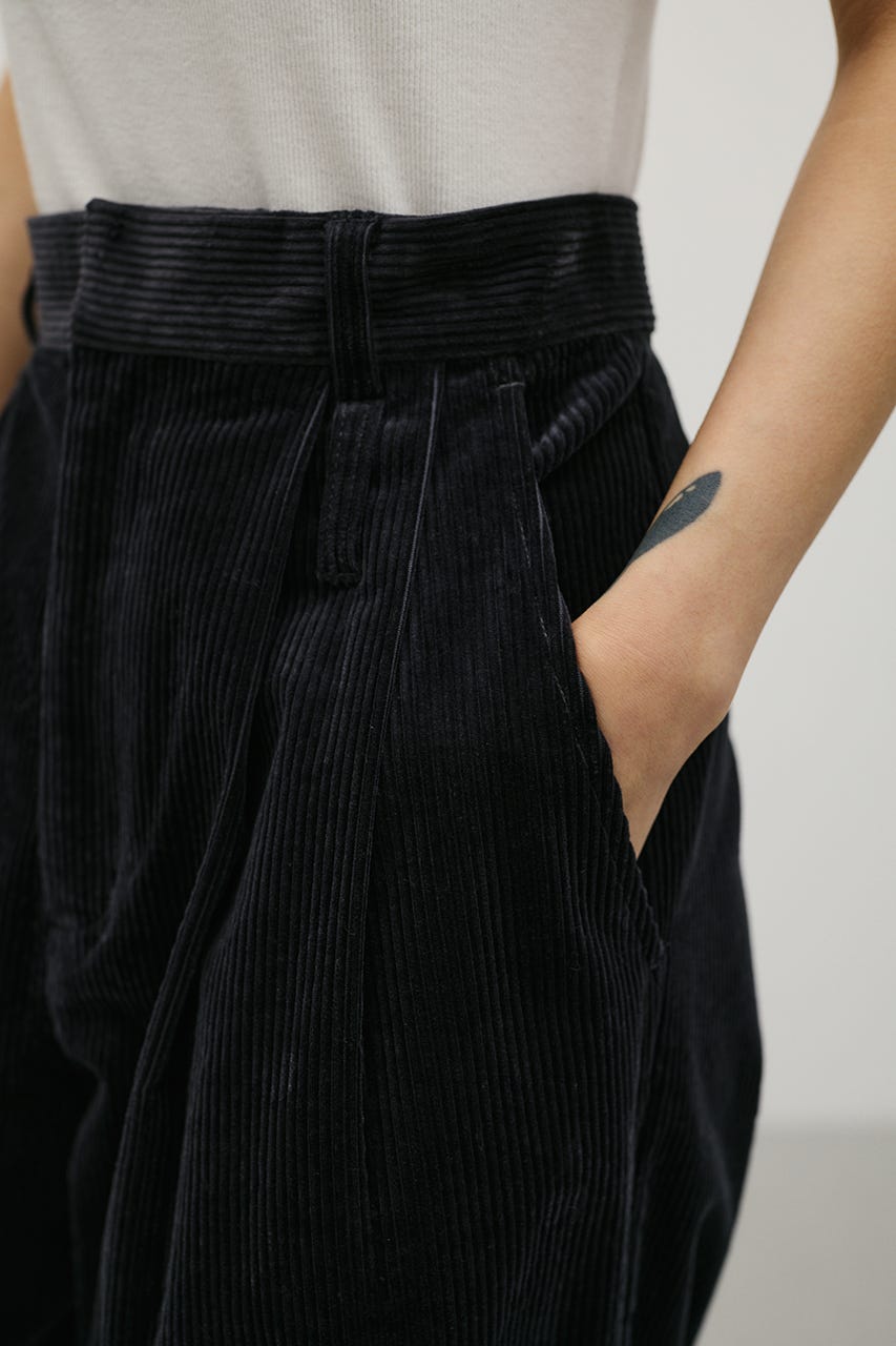 コーデュロイタックパンツ GRY S