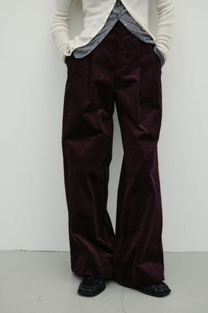コーデュロイタックパンツ