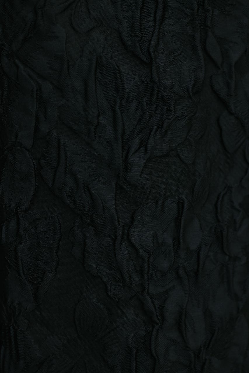 スウェルジャガードボリュームスカート BLK S