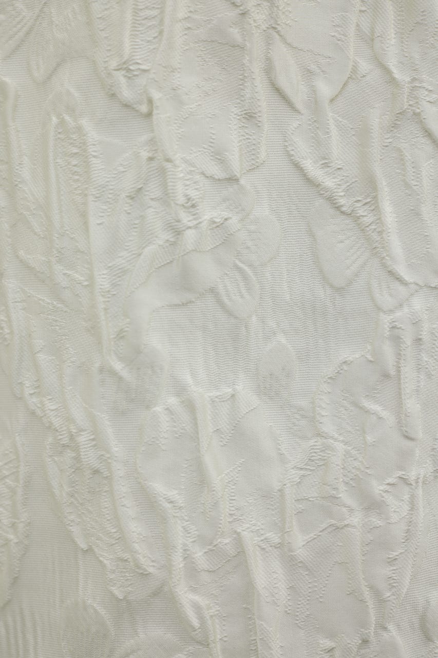 スウェルジャガードボリュームスカート WHT S